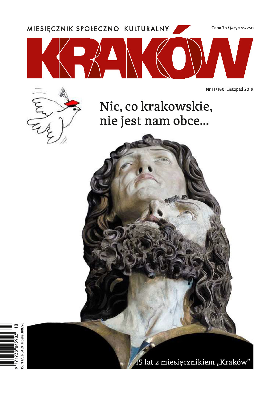 Miesięcznik Społeczno-Kulturalny „Kraków” 2019, nr 01(170)/2019–12(181)/2019