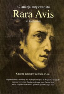 Broszura wydana przy okazji 47. aukcji antykwariatu Rara Avis, 2003, ilustracja ze zbiorów własnych autora