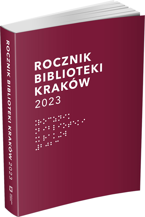 Rocznik Biblioteki Kraków 2023 - okładka